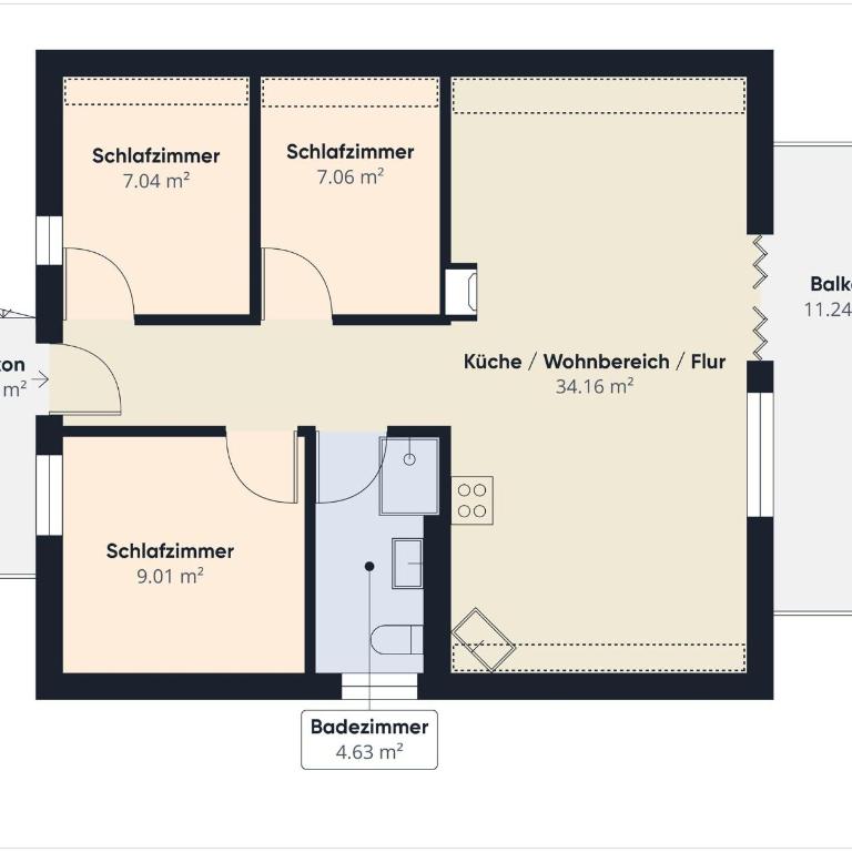 Schirli Dachgeschoss - Apartment mit Bad - 19