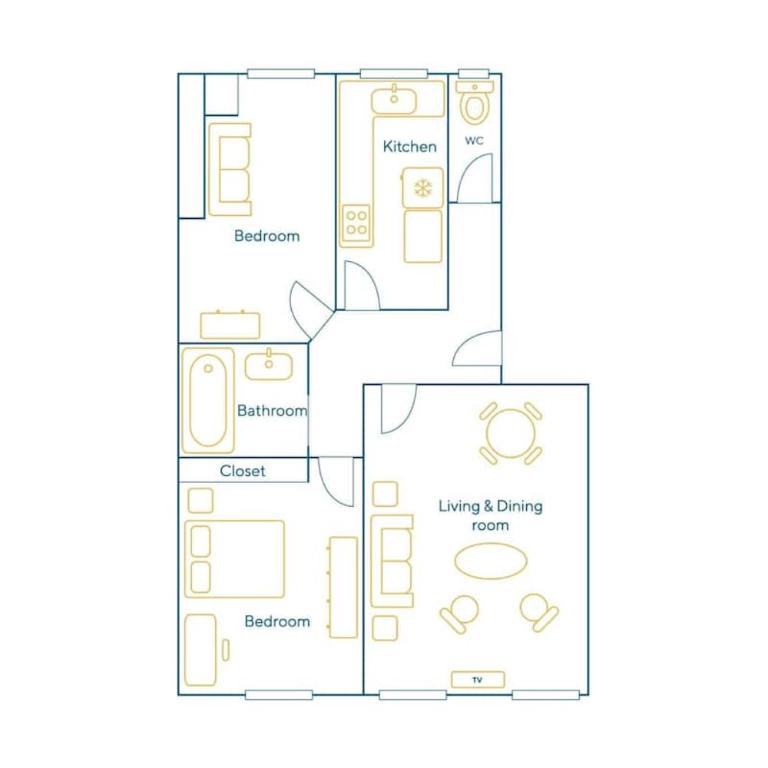 Parisian Home 2 bedrooms Marais - Bastille - Two-Bedroom Apartment - 7