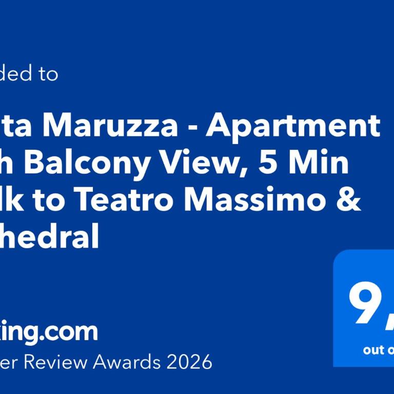 Santa Maruzza - Apartment with Balcony View, 5 Min Walk to Teatro Massimo & Cathedral - Appartamento con 2 Camere da Letto - 48