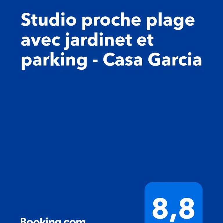 Studio proche plage avec jardinet et parking - Casa Garcia - Studio-Apartment - 7