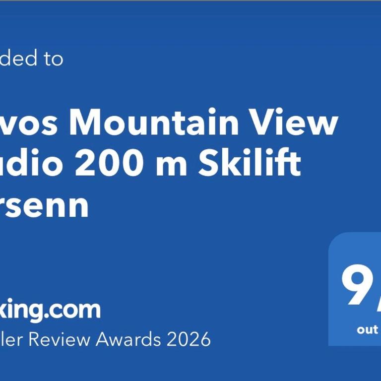 Davos Mountain View Studio 200 m Skilift Parsenn - Apartment - 9