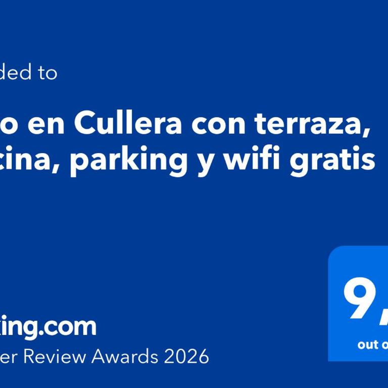 Apto en Cullera con terraza, piscina, parking y wifi gratis - Two-Bedroom Apartment with Terrace and Sea View - 57