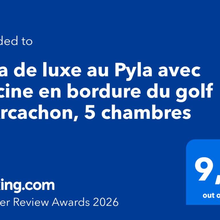 Villa de luxe au Pyla avec piscine en bordure du golf d'Arcachon, 5 chambres - Villa with Private Pool - 25