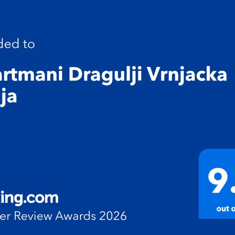 Apartmani Dragulji Vrnjačka Banja, Parking uključen, centar na 5 min - One-Bedroom Apartment - 23