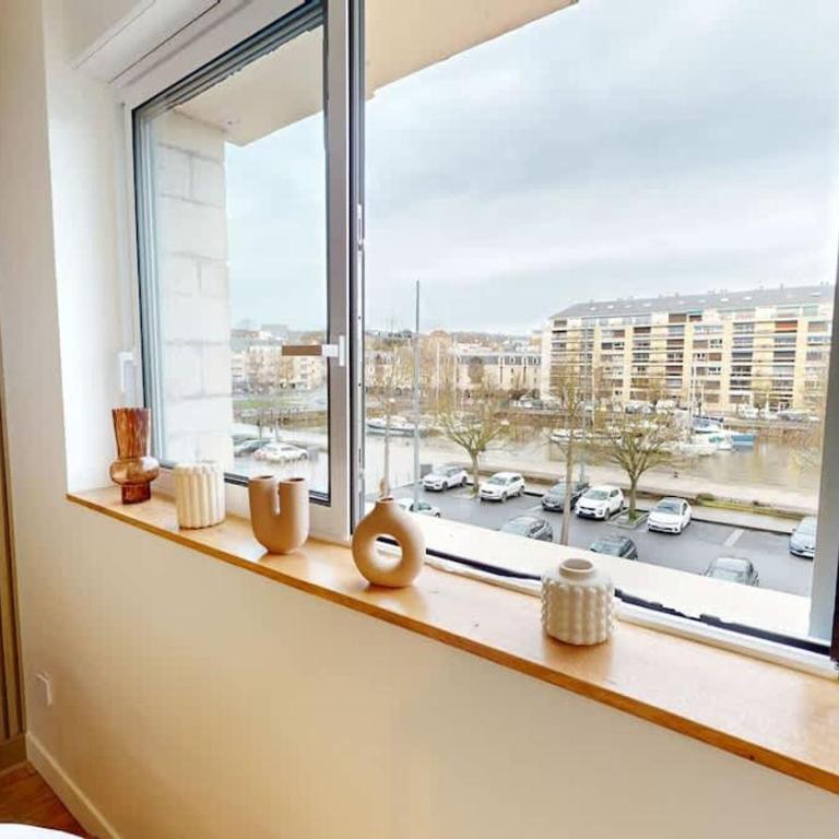 Vue sur le Port de Caen Appartement Premium - Apartment - 18