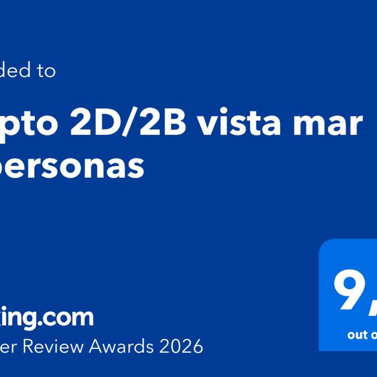 Depto 2D/2B vista mar 6 personas - Apartment with Sea View - 21