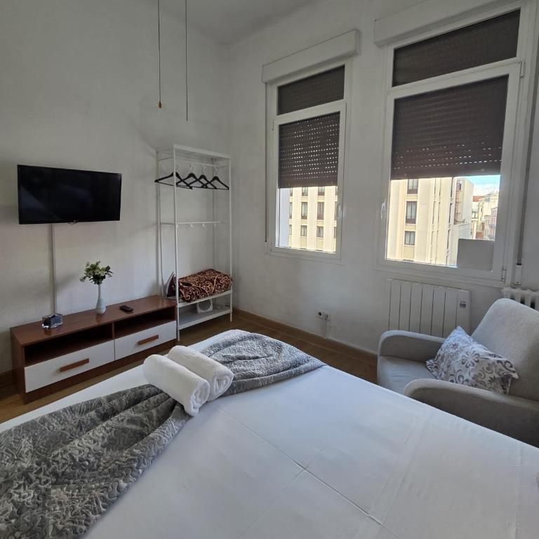 Apartamento en Gran Vía de Madrid 45 4 - One-Bedroom Apartment - 4