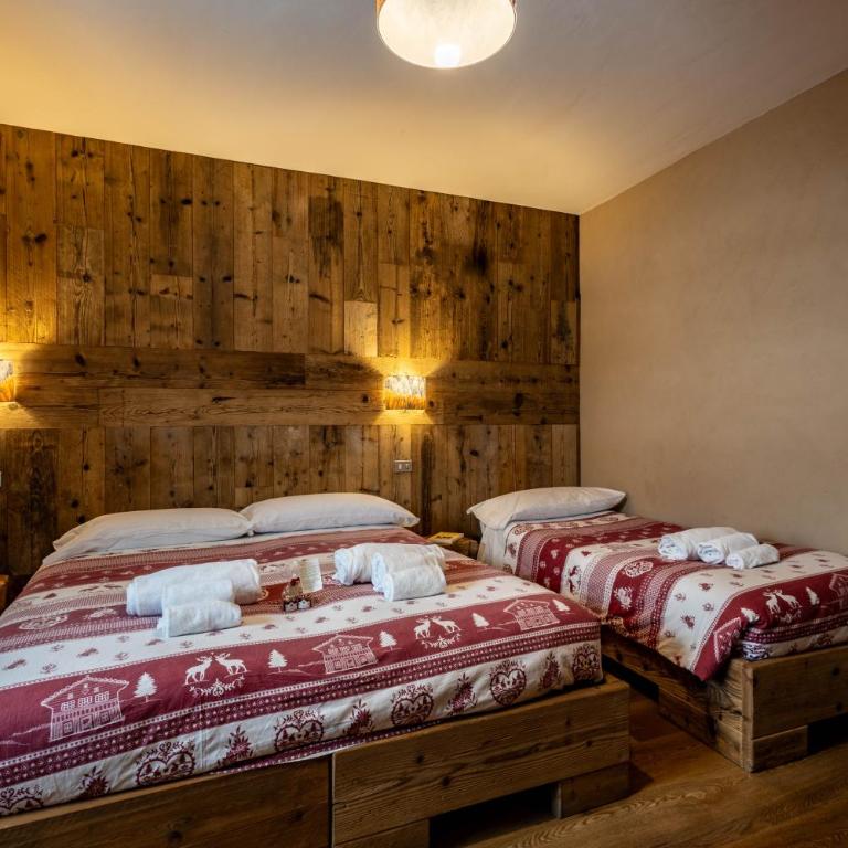 Hotel Saint-Barthélemy - Chalet with view - Chambre Triple – Vue sur Montagne - 3