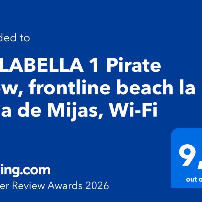 CALABELLA 1 Pirate View, frontline beach la Cala de Mijas, Wi-Fi - Apartamento de 3 dormitorios - 32