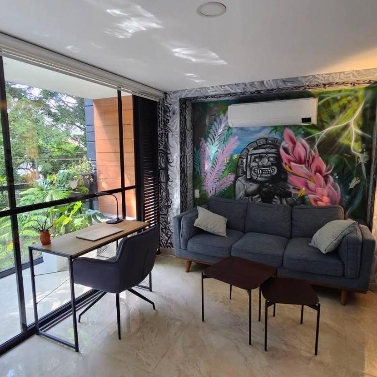 Laureles Belen Studio Balcony & Garage - One-Bedroom Apartment - 9
