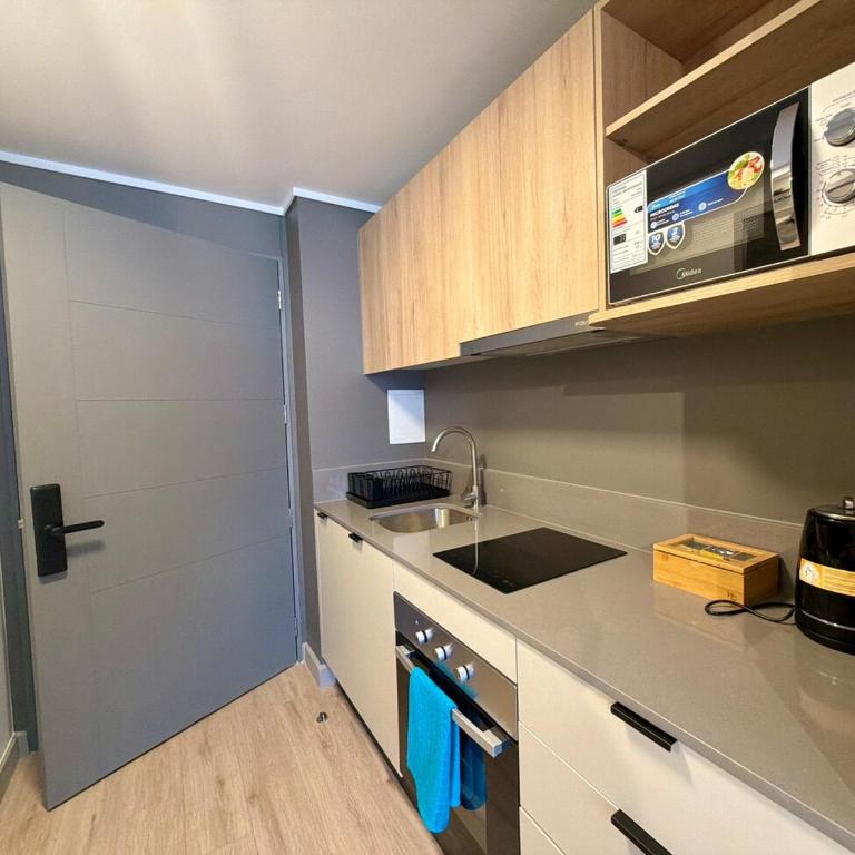 Exclusivo Estudio en Centro Histórico de Santiago - One-Bedroom Apartment - 5