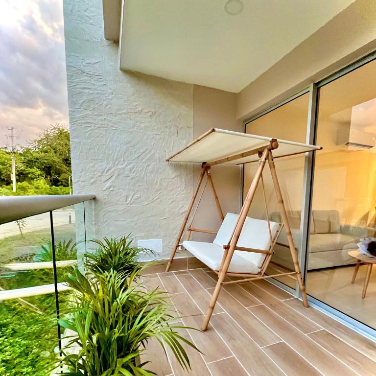 1 Recamara, Laguna, Paddleboard, Gym y Jacuzzi - One-Bedroom Apartment - 14