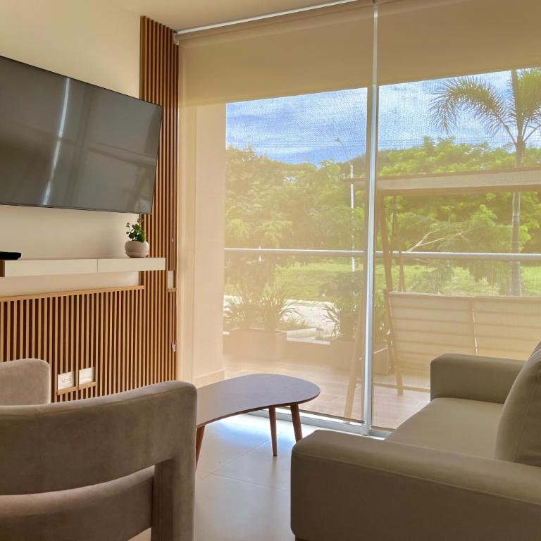 1 Recamara, Laguna, Paddleboard, Gym y Jacuzzi - One-Bedroom Apartment - 44