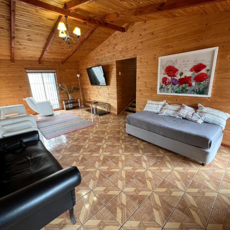 Cabaña familiar frente al mar 12p - Six-Bedroom House - 9