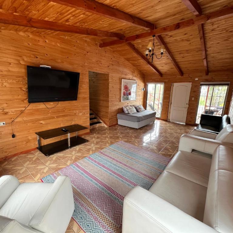 Cabaña familiar frente al mar 12p - Six-Bedroom House - 10