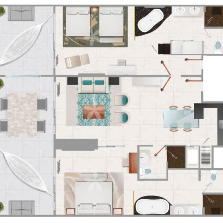 2 Bed 2 Bath Luxury Villa Suite - Villa - 5