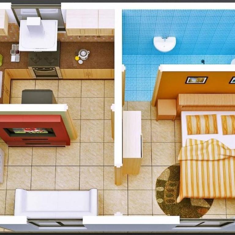 Casa vacacional rosas - Two-Bedroom Apartment - 2