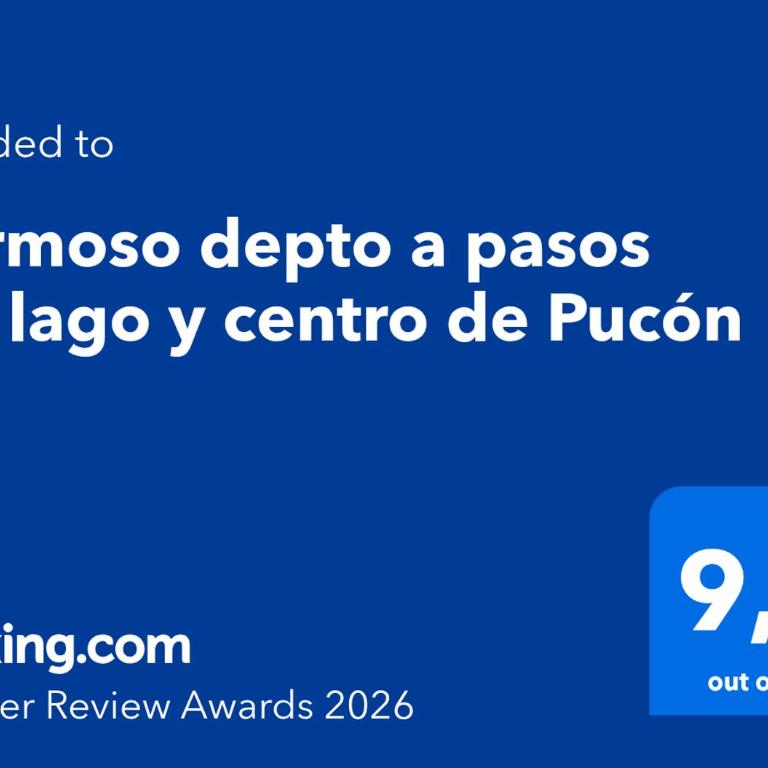 Hermoso depto a pasos del lago y centro de Pucón - Three-Bedroom Apartment - 2