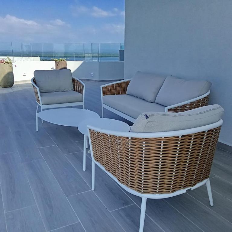 Cielo Mar LaBoquilla Blue sea beach Cartagena - Three-Bedroom Apartment - 57