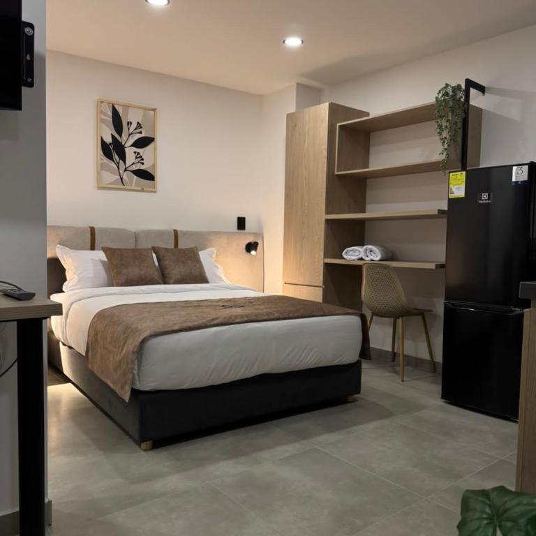 Edificio OA Aparta-suites - Deluxe Queen Studio - 7