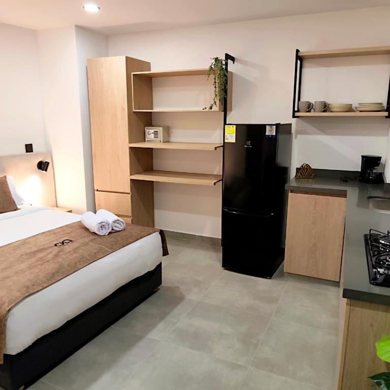 Edificio OA Aparta-suites - Deluxe Queen Studio - 11