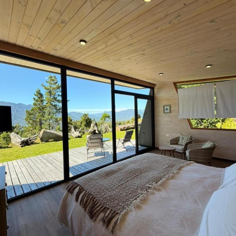 Refugio Climático para 2 personas, campo buena vista, El cerduo, Pucón - One-Bedroom Chalet - 5