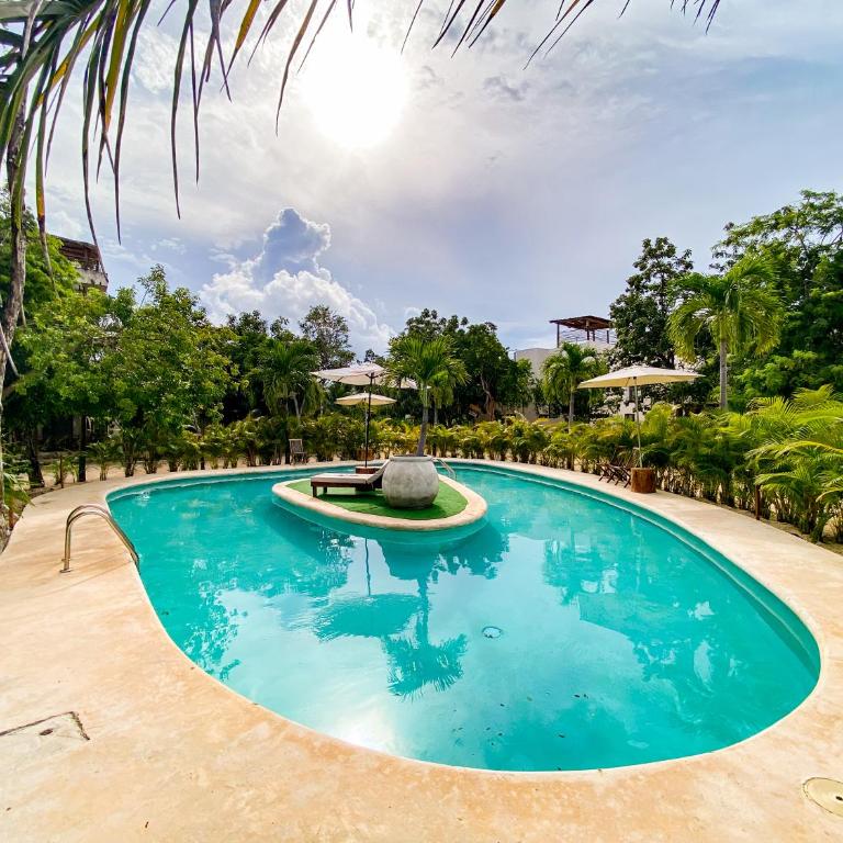 Apt Retreat with Cenote and Pool - Apartamento Superior de 2 dormitorios - 5