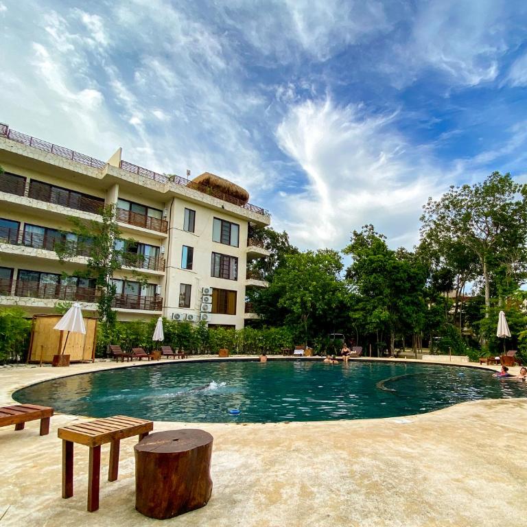 Apt Retreat with Cenote and Pool - Apartamento Superior de 2 dormitorios - 4