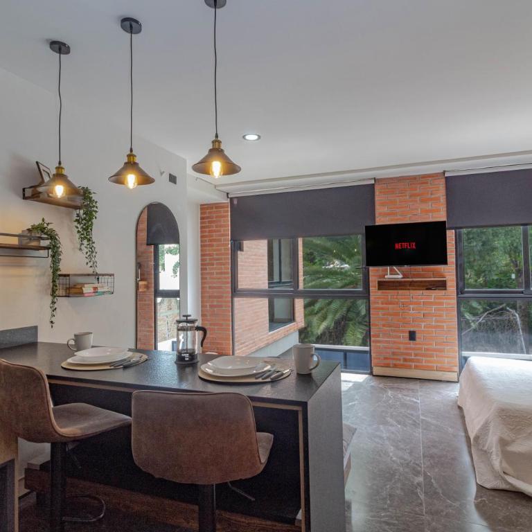 LOFT en Americana Torre con alberca, Gym, 103 - Apartamento de 1 dormitorio - 2