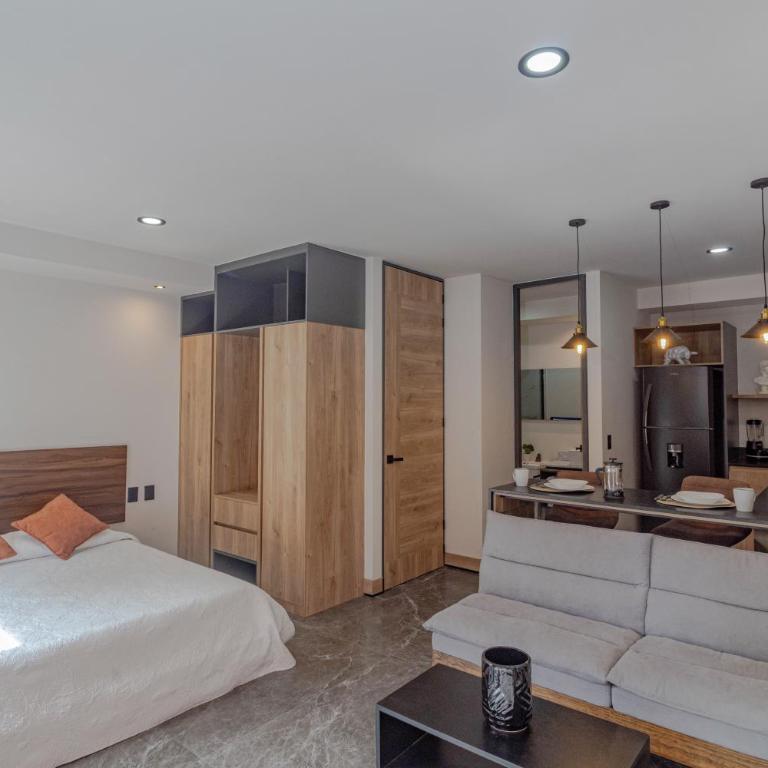 LOFT en Americana Torre con alberca, Gym, 103 - Apartamento de 1 dormitorio - 12