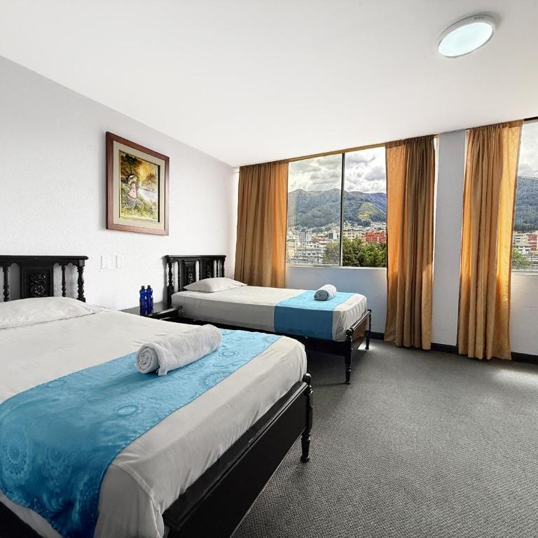 Hotel Santamaria en quito - Habitación Doble - 2 camas - 2