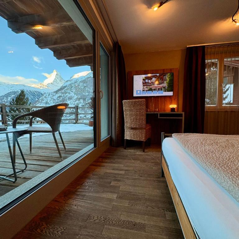 Alpenlodge - Doppelzimmer Style mit Matterhornblick - 1