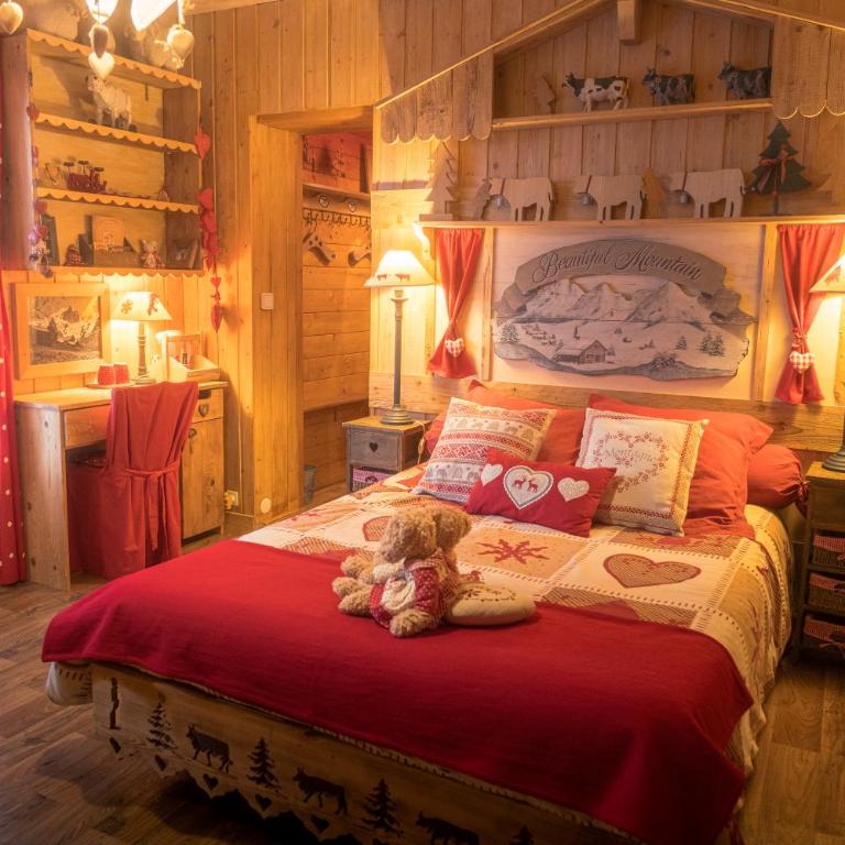 Chalet la Colombière - Doppelzimmer mit Bergblick - 4