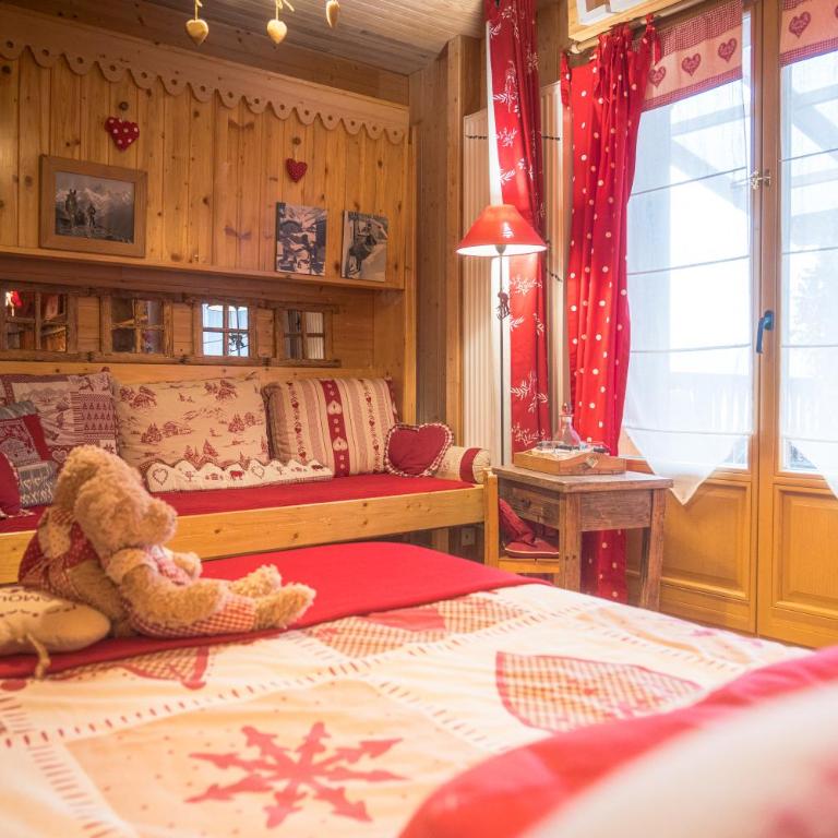 Chalet la Colombière - Doppelzimmer mit Bergblick - 3