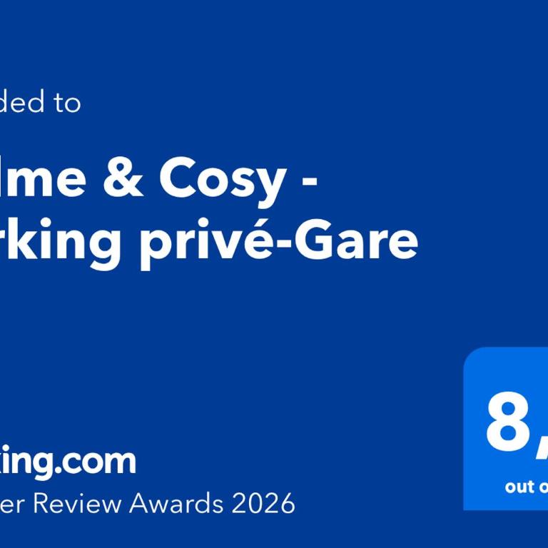 Calme & Cosy - Parking privé-Gare - Maison 1 Chambre - 18