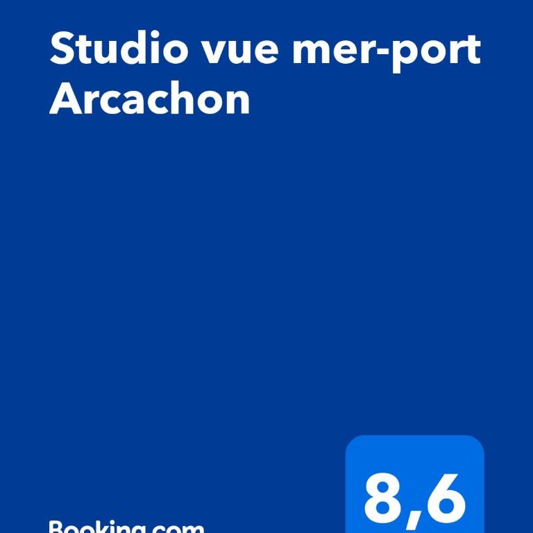 Studio vue mer-port Arcachon - Studio Lit Queen-Size de Luxe - 2