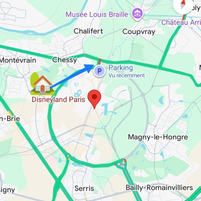 Welcome to Disneyland Paris, 1-2 bedroom, 2 parking, bus, restaurant - Apartamento con balcón - 19