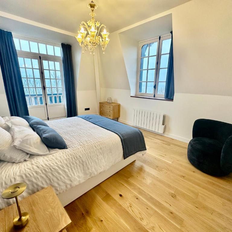 Appartement dans le Manoir des Creuniers avec vue mer - Apartment mit 2 Schlafzimmern - 25