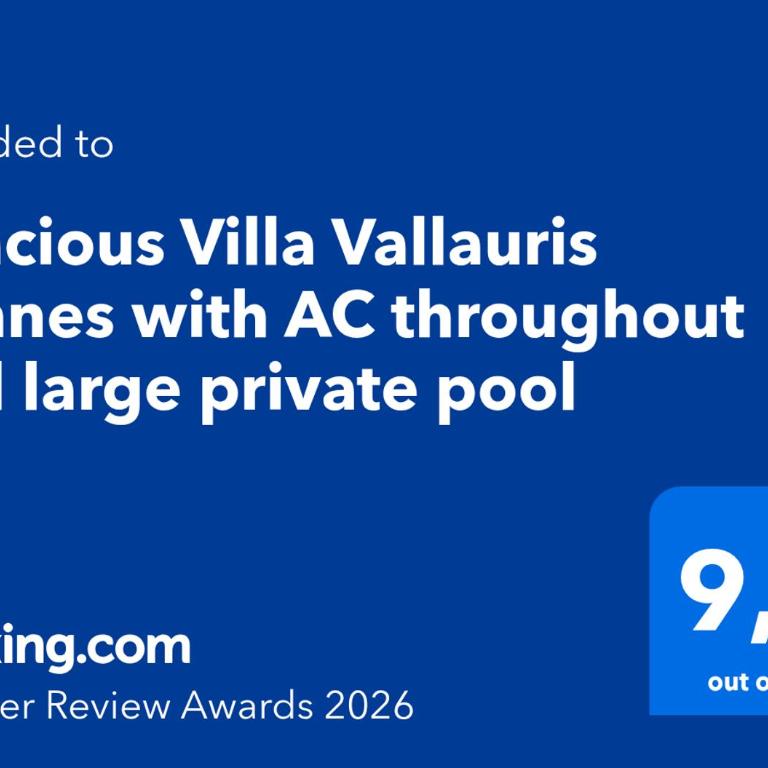 Spacious Villa Vallauris Cannes with AC throughout and large private pool - Villa - 4