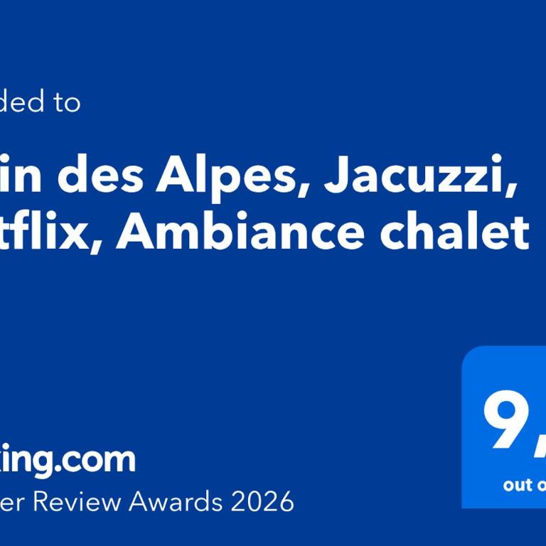 Ecrin des Alpes, Jacuzzi, Netflix, Ambiance chalet - Appartement 1 Chambre - 31