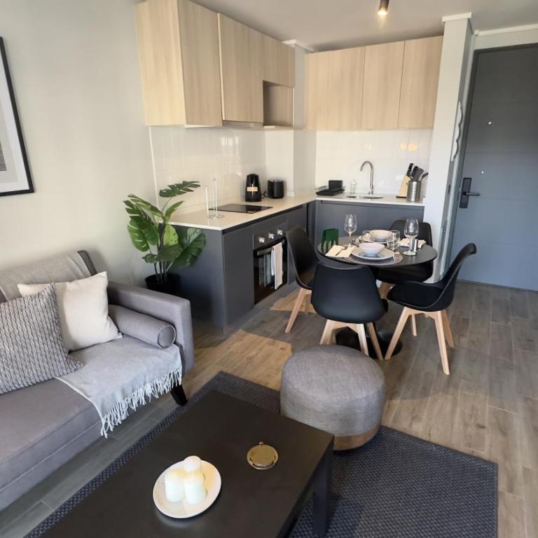 Oceana Suites Toesca I Movistar Arena - One-Bedroom Apartment with Balcony - 4