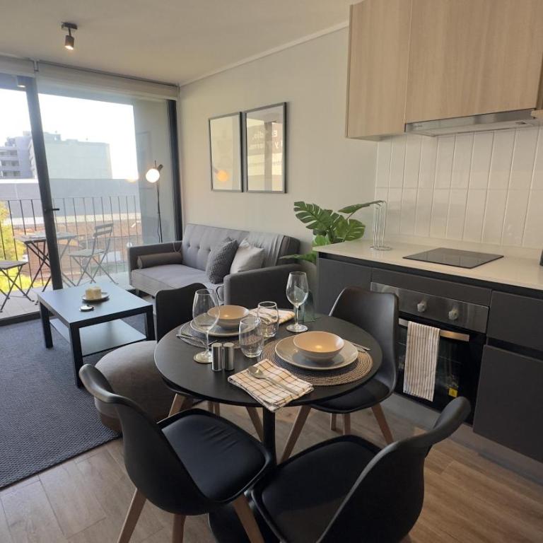 Oceana Suites Toesca I Movistar Arena - One-Bedroom Apartment with Balcony - 8