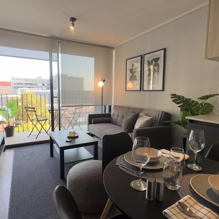 Oceana Suites Toesca I Movistar Arena - One-Bedroom Apartment with Balcony - 7