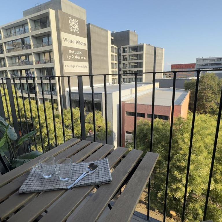 Oceana Suites Toesca I Movistar Arena - One-Bedroom Apartment with Balcony - 11
