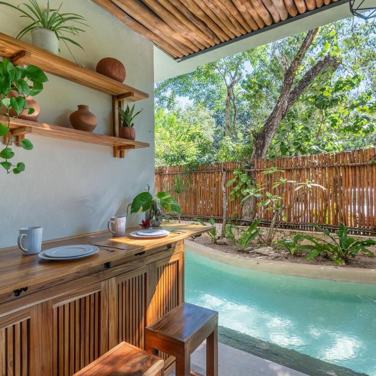 •LUMA SwimUp Pools, Jardín & Vida Serena | Tulum - Apartamento Deluxe de 2 dormitorios con vistas al jardín - 12