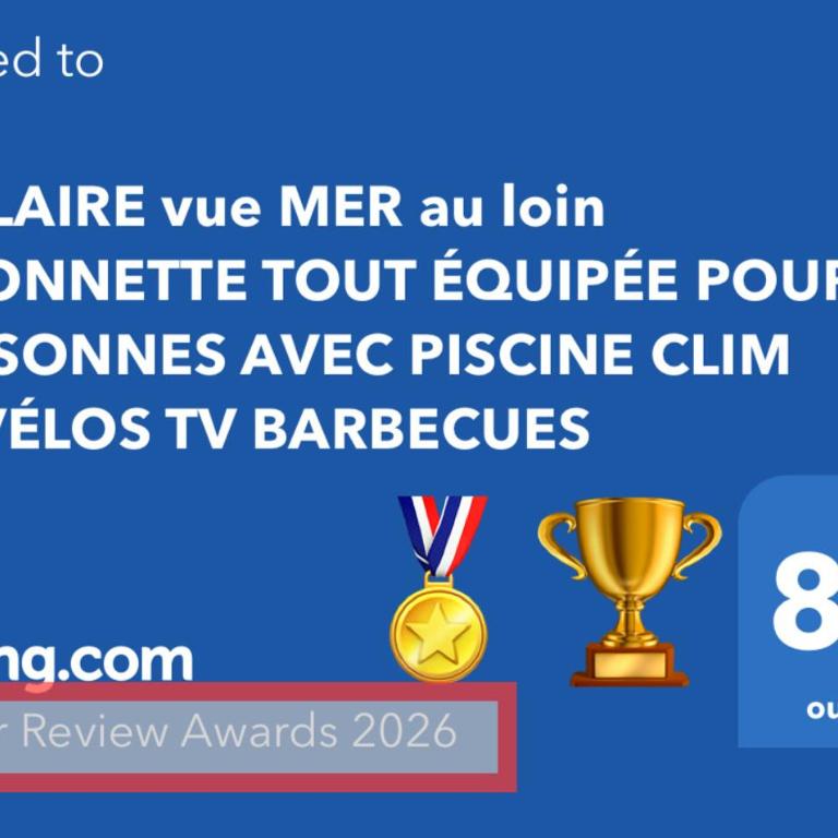 CAVALAIRE vue MER au loin MAISONNETTE TOUT ÉQUIPÉE POUR 4 PERSONNES AVEC PISCINE CLIM WIFI VÉLOS TV BARBECUES - Appartement - Vue sur Mer - 2