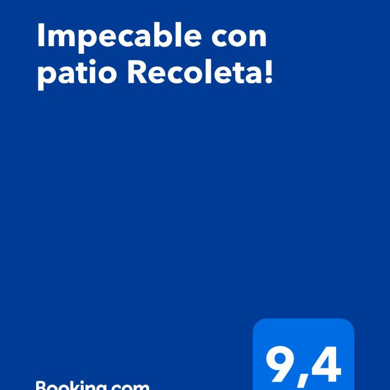 Impecable con patio Recoleta! - Apartamento de 1 dormitorio - 51