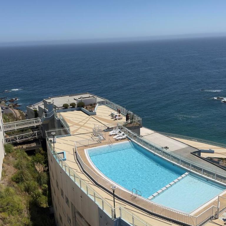 Concon vista al mar en Costa Lilenes hasta 6 personas - Two-Bedroom Apartment - 7