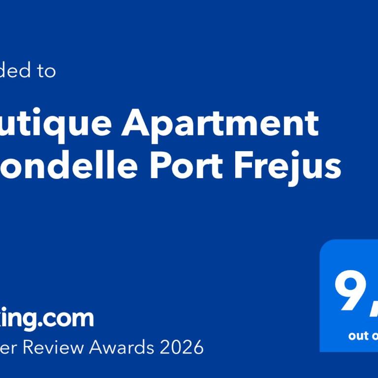 Boutique Apartment Hirondelle Port Frejus - Apartamento Estudio con vistas al mar - 39