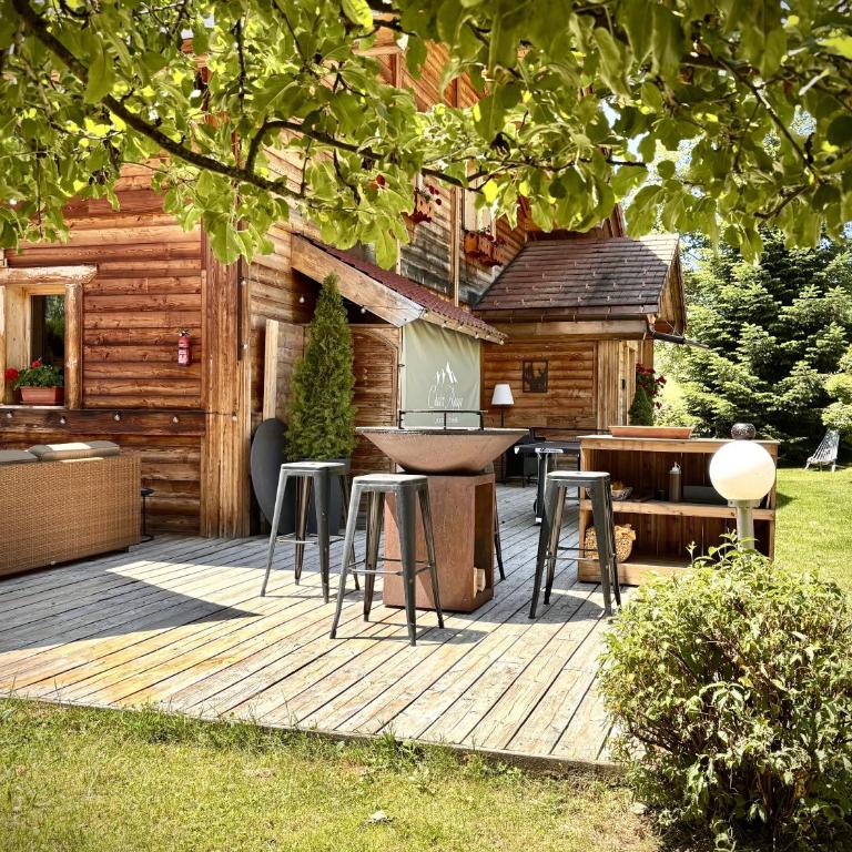 Chalet Alpaga Manigod La Clusaz 11 personnes - Maison 5 Chambres - 28